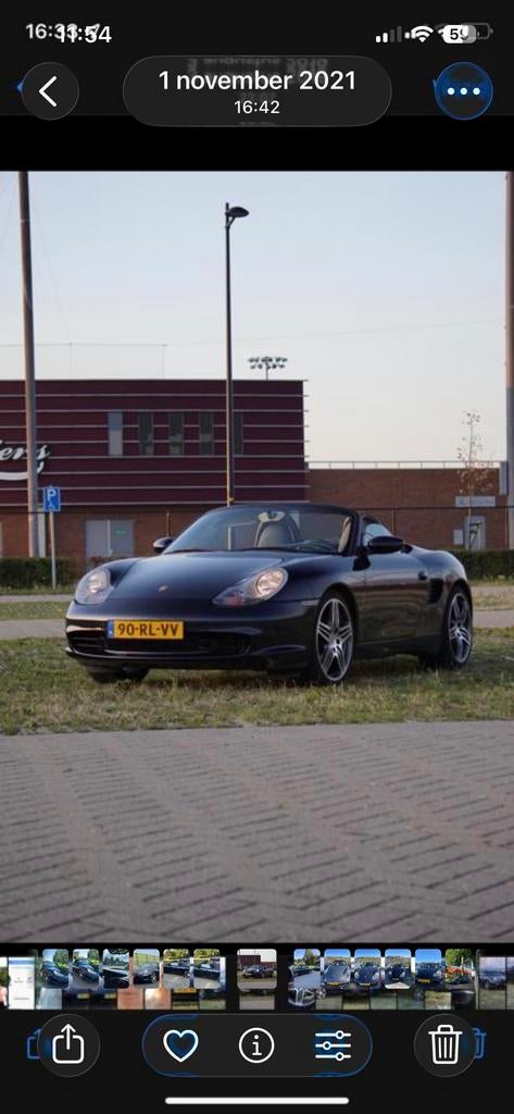 Prachtig Porsche Boxster 986.2  2.7 aut 2005 facelift model, Auto's, Porsche, 228 pk, Achterwielaandrijving, Blauw, Startonderbreker
