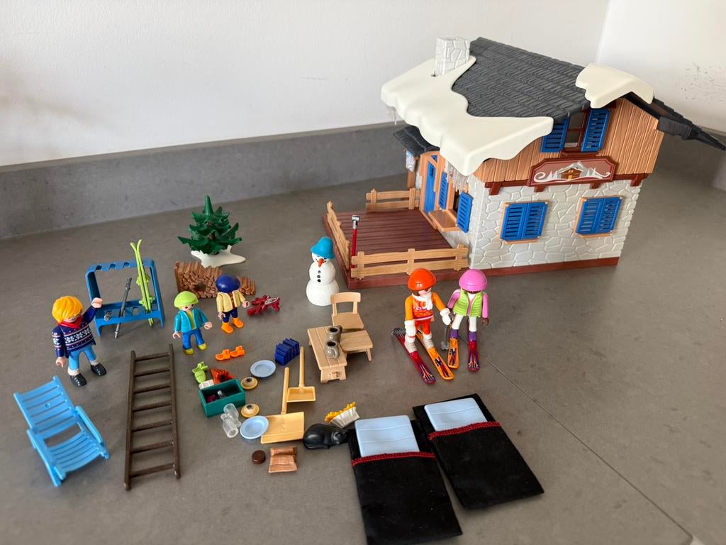 Playmobil Skihut 9280, Ophalen of Verzenden, Zo goed als nieuw