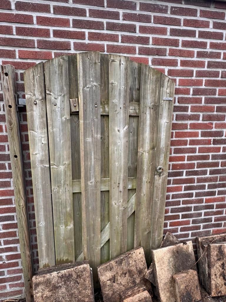 Gratis schuttings delen en poort Gratis 😁, Ophalen, 6 meter of meer, Hout, 1 tot 2 meter