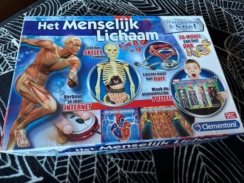 Clementoni Het Menselijk Lichaam 3D Model & Spel, Ophalen of Verzenden, Nieuw, Puzzelen