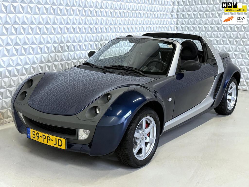 Smart Roadster 0.7 45 Automaat + Hardtop, Auto's, Automaat, Gebruikt, Zwart, Origineel Nederlands