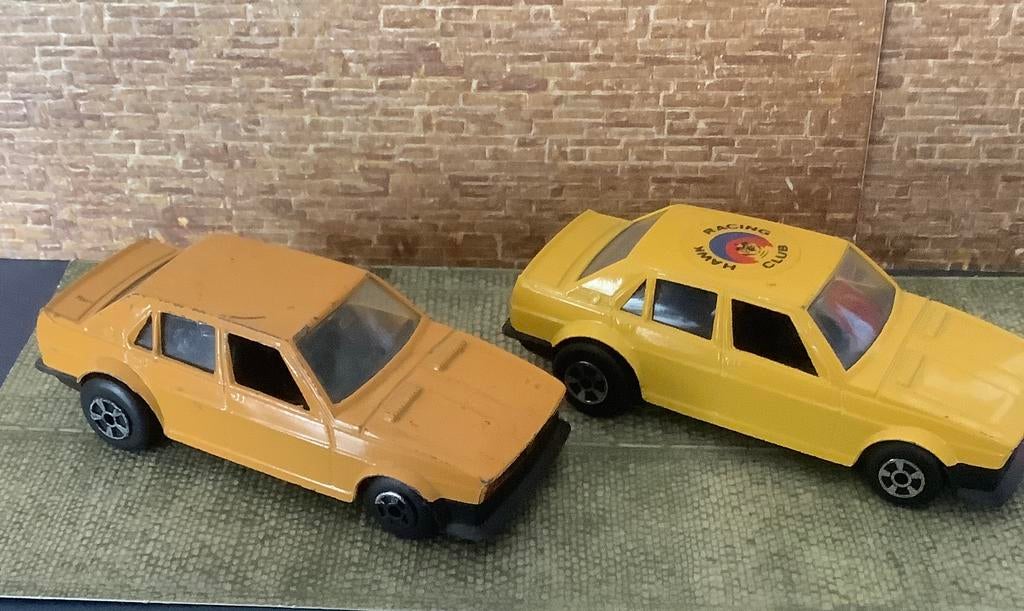 Alfa Romeo Giuletta 1.6 (2 stuks / Polistil 1/40), Ophalen of Verzenden, Gebruikt, Auto, Overige merken