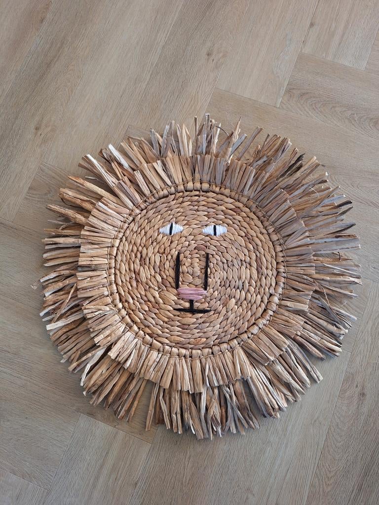 Bloomingville muurdecoratie Basir leeuw, Huis en Inrichting, Woonaccessoires | Wanddecoraties, Ophalen of Verzenden, Nieuw