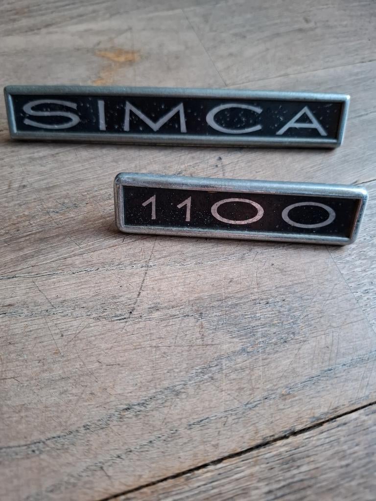 Simca 1100 embleem - Origineel en in goede staat, Ophalen of Verzenden