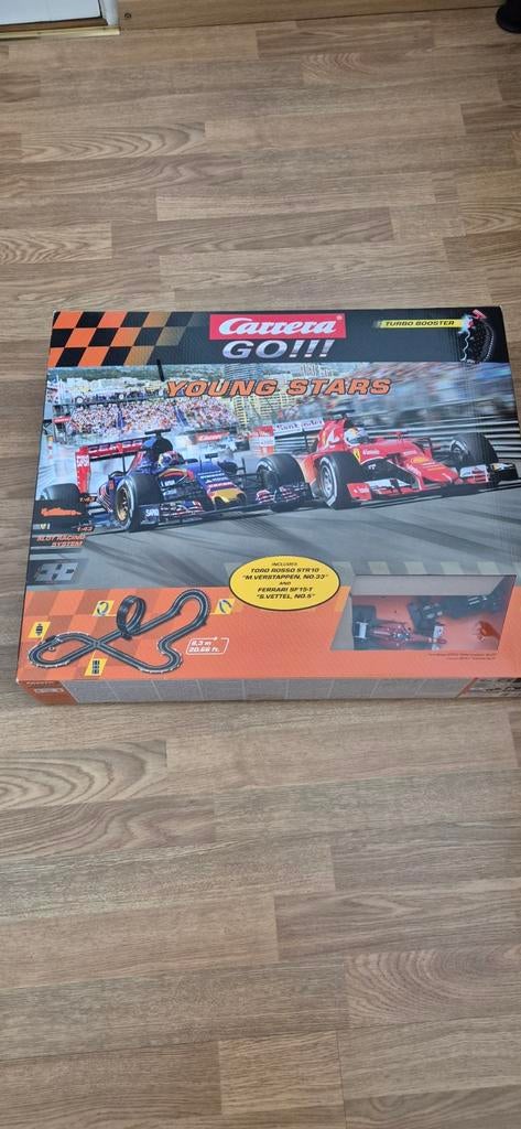 Racebaan Carrera Go young stars Max Verstappen en Sebastian, Ophalen of Verzenden, Zo goed als nieuw, Elektrisch, Carrera