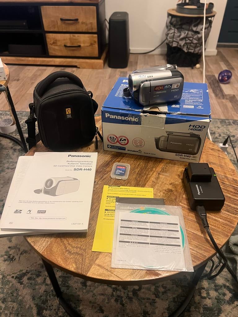 Panasonic SDR-H40 videocamera, Harde schijf, Panasonic, 20x of meer, Ophalen of Verzenden