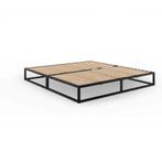 Emma metalen bedframe 160x200 met lattenbodem, Tweepersoons, Ophalen of Verzenden, Zo goed als nieuw, 200 cm
