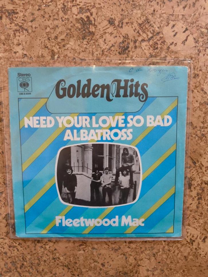 Fleetwood Mac - Need Your Love So Bad & Albatross 7" single, Cd's en Dvd's, Vinyl Singles, Zo goed als nieuw, Single, Rock en Metal