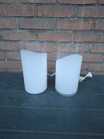 2 prachtige vintage tafel lampen murano glas, Ophalen of Verzenden, Zo goed als nieuw, Minder dan 50 cm