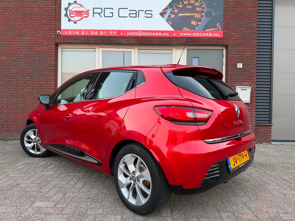 Renault Clio 0.9 TCe Eco2 Limited / Navi / PDC / Airco / LM, Voorwielaandrijving, 898 cc, Stof, Met garantie (alle)