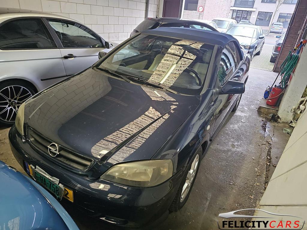 Opel Astra Cabriolet 1.8-16V bertone leer sport, Auto's, Opel, Voorwielaandrijving, 125 pk, 1280 kg, 4 cilinders