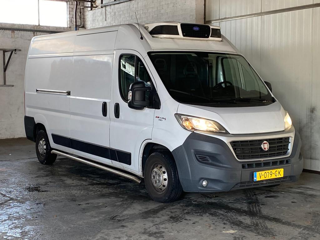 Fiat Ducato 35 2.3 MultiJet L3H2 KOEL/VRIES, Auto's, Bestelauto's, Voorwielaandrijving, Stof, Gebruikt, Wit