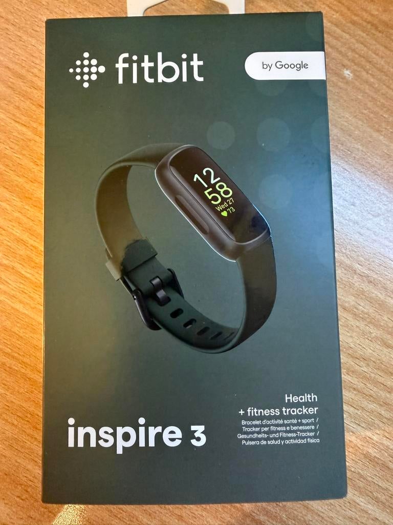 Te Koop Nieuwe Fitbit Inspire 3, Ophalen, Zo goed als nieuw, Zwart, Android