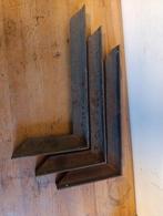 3x IJzeren plankdragers - Stevige hoekbeugels, Ophalen