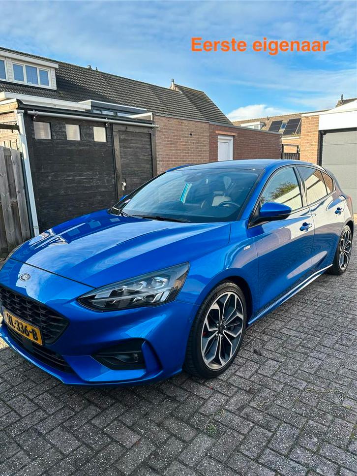 Ford Focus  ST-Line 1.0 Ecoboost 125pk 2019 Blauw, Auto's, Ford, Particulier, Focus, Benzine, Hatchback, Handgeschakeld, Origineel Nederlands