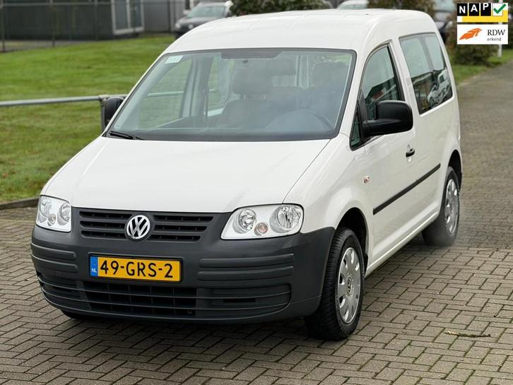 Volkswagen Caddy 2.0 Optive 5p. airco nette auto, Auto's, Volkswagen, Bedrijf, Te koop, Overige modellen, ABS, Airbags, Bluetooth