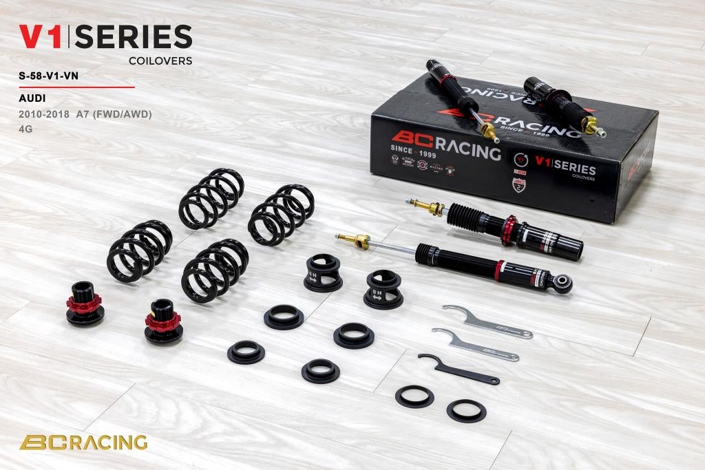 BC Racing schroefset verlaging - Audi A7 4G 10-18, Ophalen of Verzenden