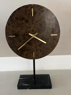 Klok marmer look, Huis en Inrichting, Ophalen, Zo goed als nieuw, Staande klok