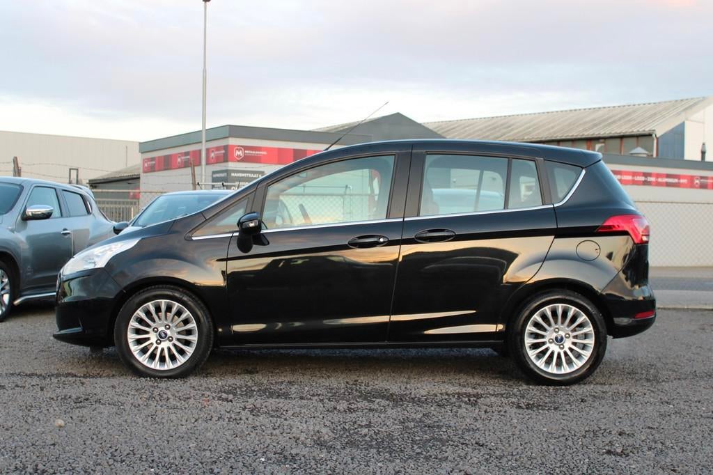 Ford B-Max 1.0 EcoBoost Titanium/NAVI/CAMERA/NW APK, Voorwielaandrijving, Euro 5, Gebruikt, Zwart