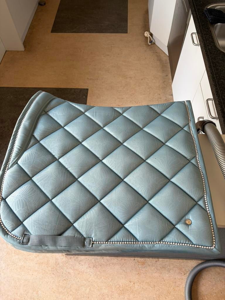 Ps of sweden floret aqua full dressuur, Full (L), Dressuurdekje, Ophalen of Verzenden, Zo goed als nieuw