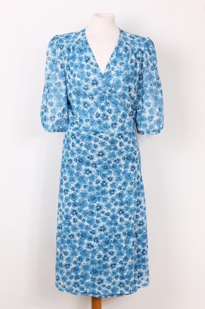 Zomer! Wikkeljurk FABIENNE CHAPOT maat 42 (XL), Blauw, Maat 42/44 (L), Ophalen of Verzenden, Zo goed als nieuw