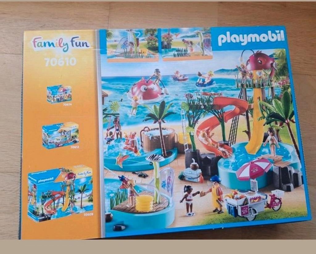 Playmobil Family Fun zwembad met watersplash 70610 *nieuw *, Kinderen en Baby's, Speelgoed | Playmobil, Ophalen of Verzenden, Nieuw