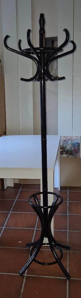 Staande Houten Kapstok met 12 haken en ParapluHouder, Huis en Inrichting, Woonaccessoires | Kapstokken, Gebruikt, Ophalen of Verzenden