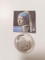 Zilveren Johannes Vermeer Penning - Meisje met de Parel, Koningin Beatrix, Zilver, Losse munt, Overige waardes