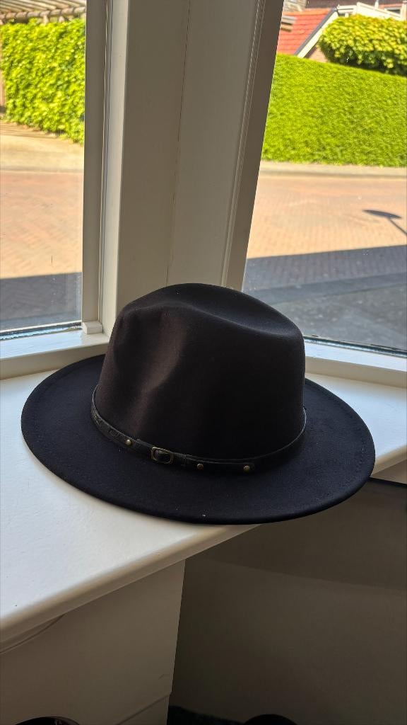 Hoed Zwart, Kleding | Dames, Hoeden en Petten, Ophalen of Verzenden, Nieuw, One size fits all