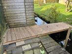 Brede geimpregneerde zgan nieuwe loopbrug., Tuin en Terras, Ophalen of Verzenden, Zo goed als nieuw, Hout