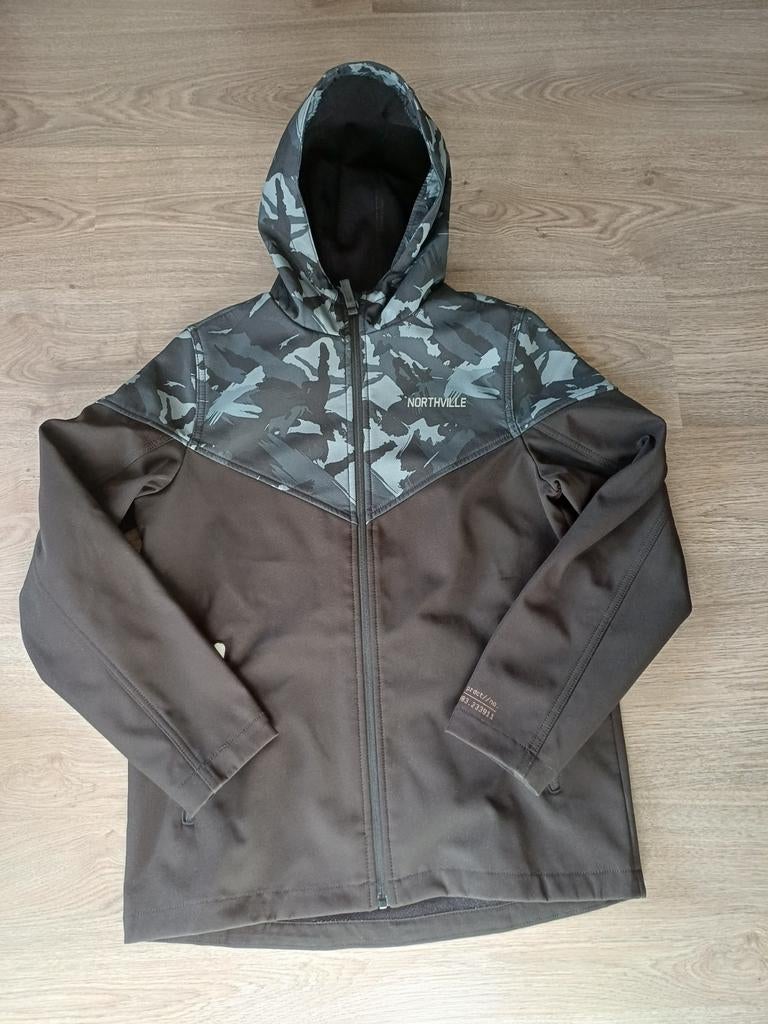 Softshell jongens zomer jas waterdicht maat 164 ZGAN, Kinderen en Baby's, Ophalen of Verzenden, Zo goed als nieuw, Jongen, Jas