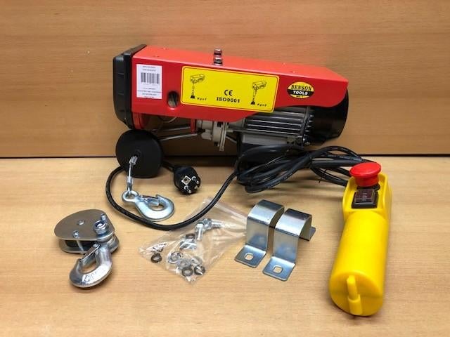 Electrische takel 250/500 kg., Doe-het-zelf en Verbouw, Lieren en Takels, Nieuw, Elektrisch, Ophalen of Verzenden