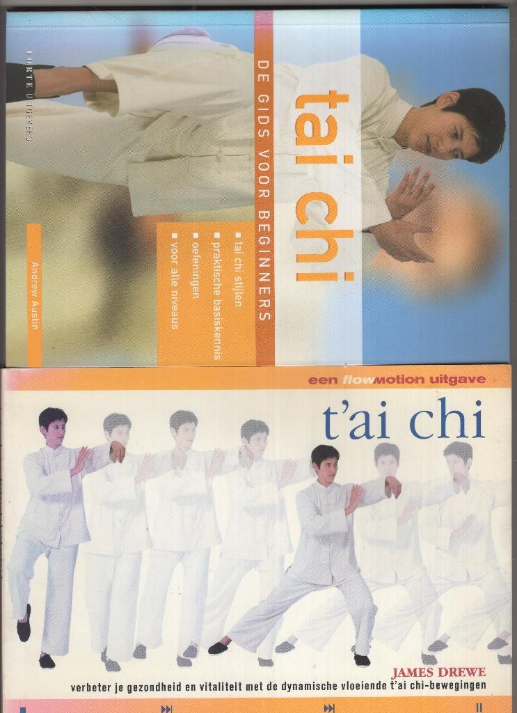Tai chi 2 boeken Voor beginners en gevorderde, Ophalen of Verzenden, Zo goed als nieuw, Spiritualiteit algemeen, Overige typen