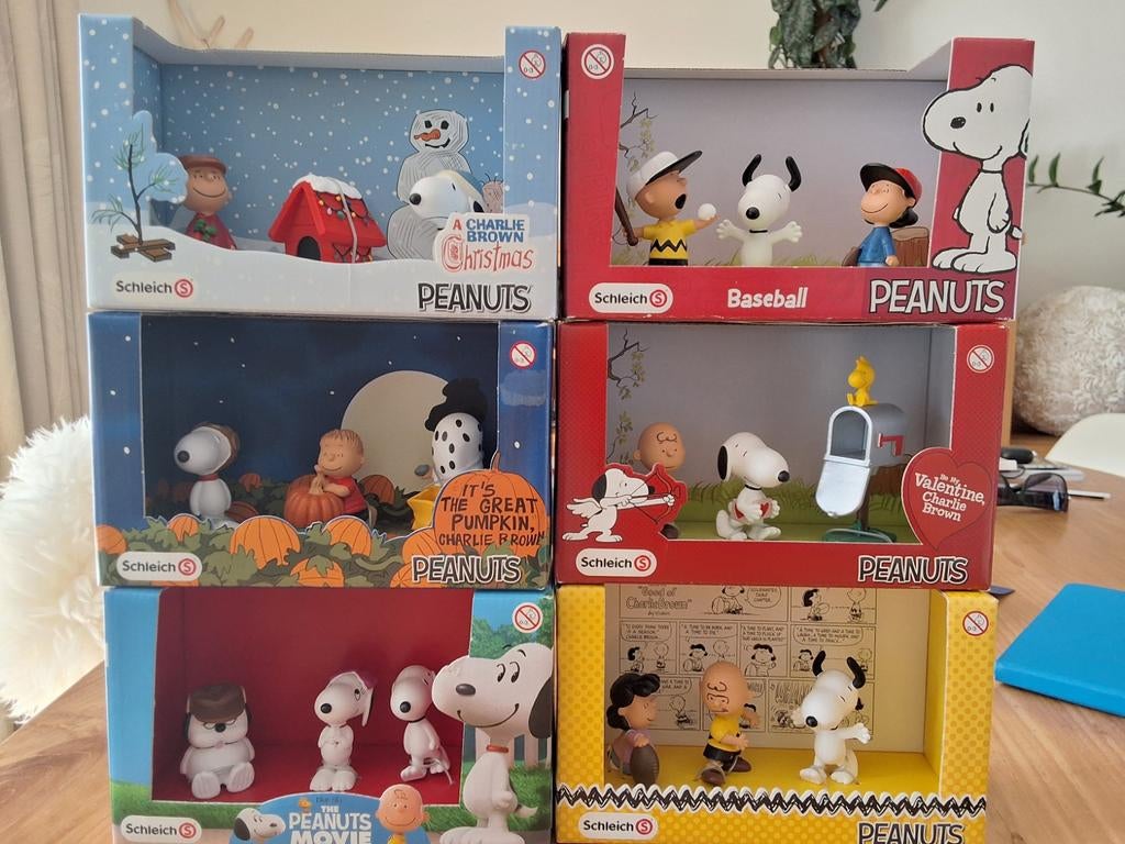 mooie snoopy schleich sets, Verzamelen, Poppetjes en Figuurtjes, Ophalen of Verzenden, Zo goed als nieuw