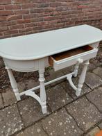 Leuke haltafel / sidetable met lade - 95x35x72 cm, Ophalen