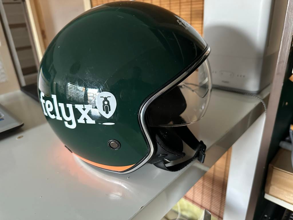 Felxy scooterhelm - of brommerhelm, Ophalen of Verzenden, Gebruikt, Medium