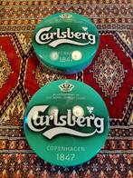 Twee Carlsberg Reclamelampen - Zo Goed Als Nieuw , zeldzaam, Verzamelen, Ophalen of Verzenden, Zo goed als nieuw, Reclamebord