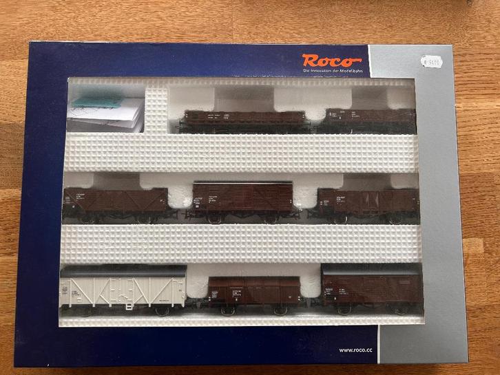 Roco H0 goederenwagenset 44006 ÖBB – 9 wagons, Hobby en Vrije tijd, Modeltreinen | H0, Nieuw, Wagon, Gelijkstroom, Roco, Verzenden