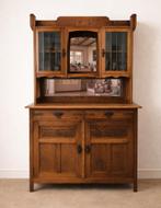 Antieke eikenhouten buffetkast, Huis en Inrichting, Kasten | Buffetkasten, Ophalen of Verzenden, Gebruikt, 25 tot 50 cm, 150 tot 200 cm
