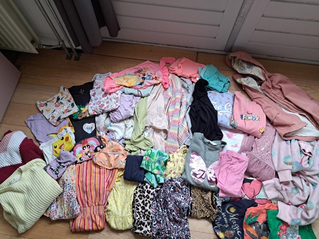 Pakket meisjeskleding maat 134-140, Ophalen, Gebruikt, Maat 68