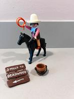 Playmobil Western - Cowboy te paard, Ophalen of Verzenden, Gebruikt, Complete set