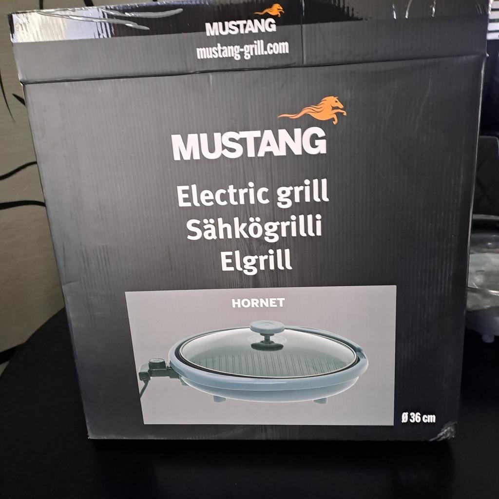 Nieuwe Mustang elektrische grill - Hornet model, Tuin en Terras, Elektrische barbecues, Nieuw, Ophalen
