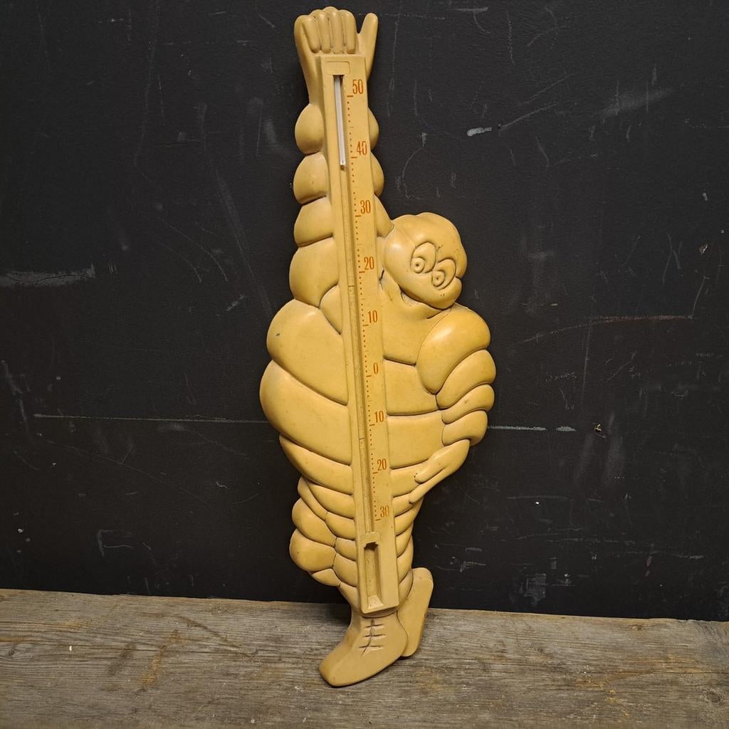 Michelin bibendum Thermometer, Verzamelen, Merken en Reclamevoorwerpen, Ophalen of Verzenden, Gebruikt, Reclamebord