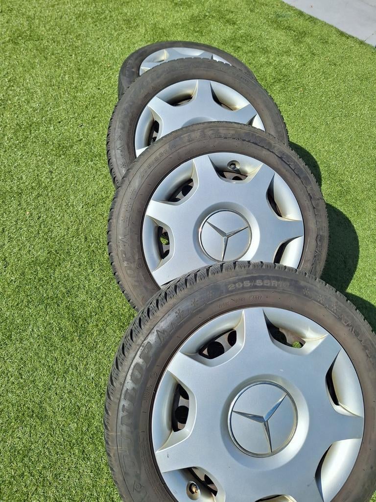 Mercedes-Benz winterbanden met velgen 205/55R16, Ophalen of Verzenden