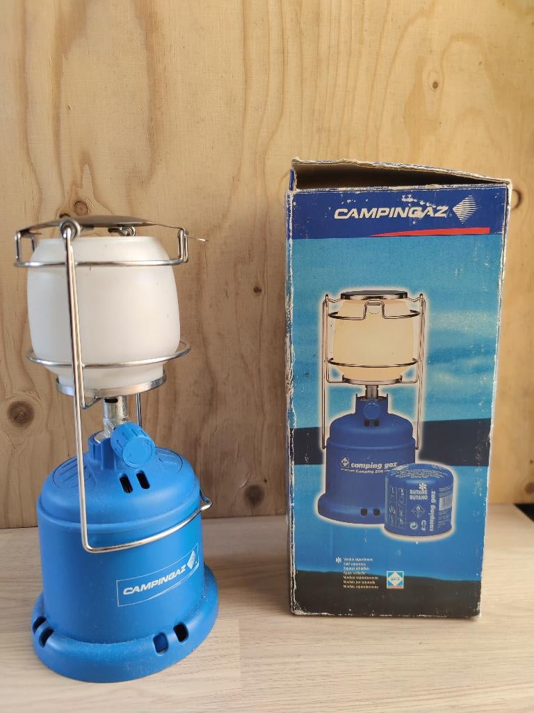 Campingaz gaslamp, Ophalen, Gebruikt