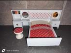 Vintage Lundby poppenhuis miniatuur retro slaapkamer LEES !, Ophalen of Verzenden, Poppenhuis