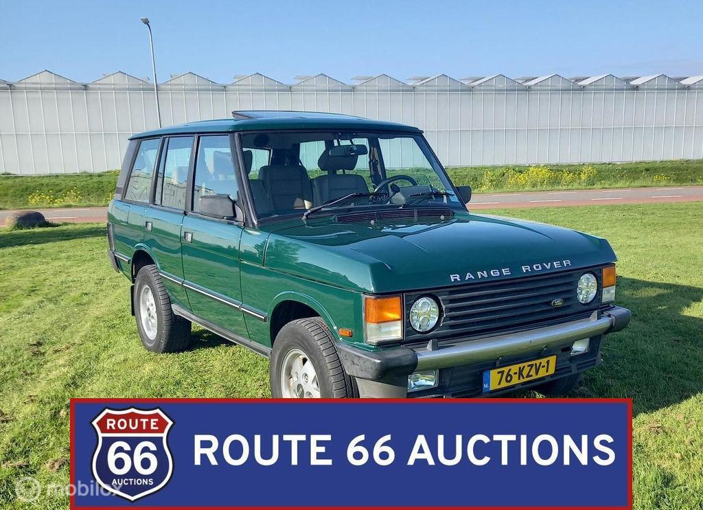 Land Rover Range Rover Vogue SE | 1992 | Route 66 Auctions, Auto's, Oldtimers, Land Rover, Overige carrosserieën, Zwart, Bedrijf
