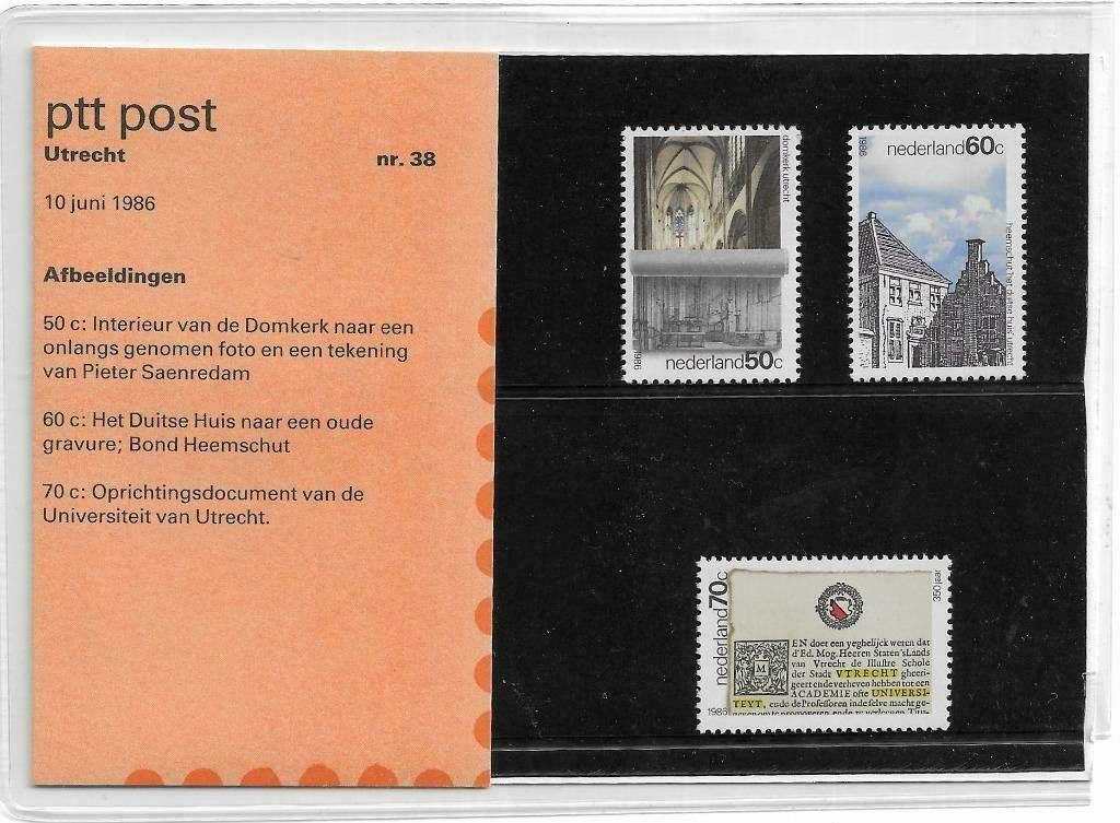 Postzegelmapje 38 - Utrecht, Verzenden, Na 1940, Postfris