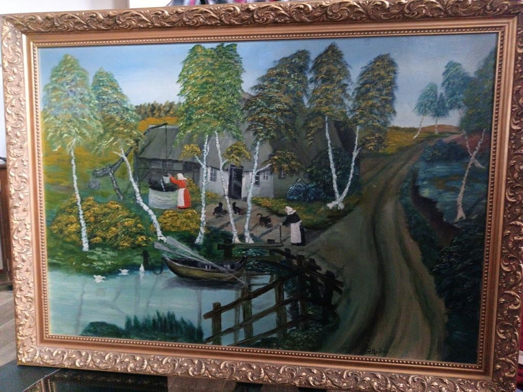 Schilderij van JHVDam, Antiek en Kunst, Kunst | Schilderijen | Klassiek, Ophalen