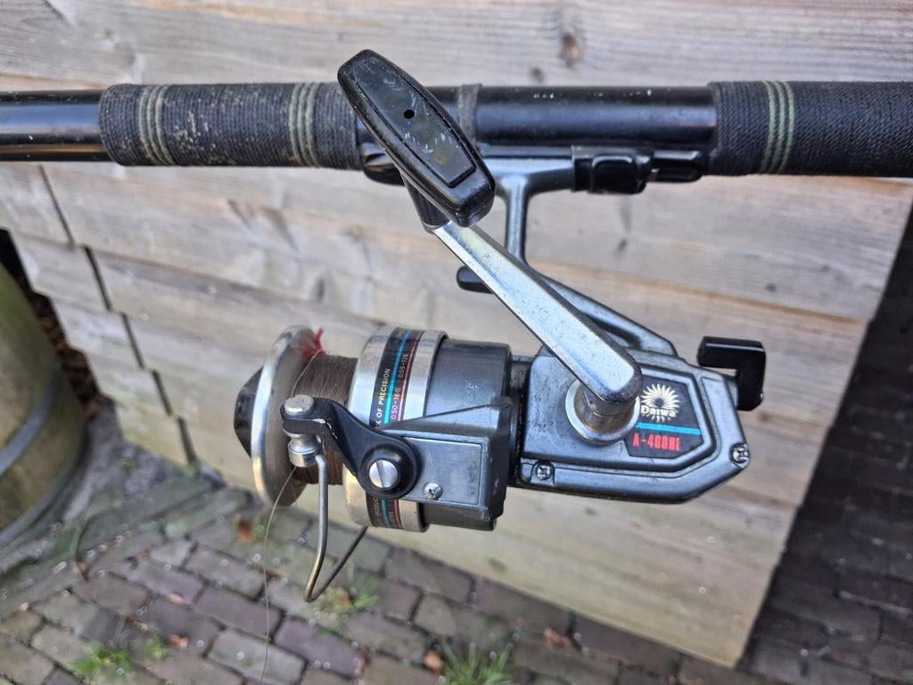Diawa molen  A-400RL vintage in goede staat, Ophalen of Verzenden, Zo goed als nieuw, Molen